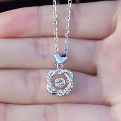 For Daughter-in-law - S925 You are Also My Daughter-in-heart Love Knot Necklace