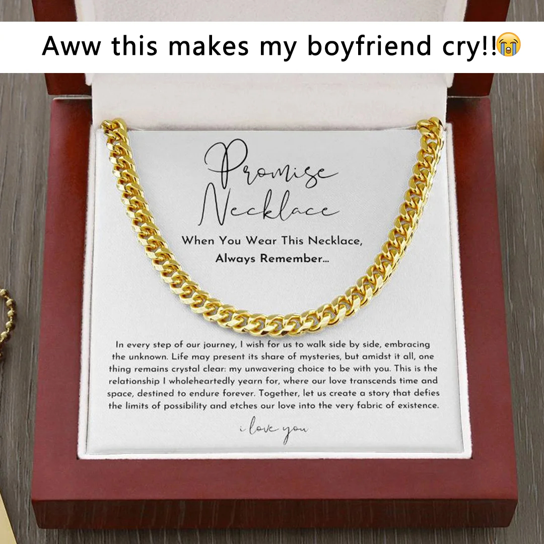 For Love - I Love You Men Promise Necklace