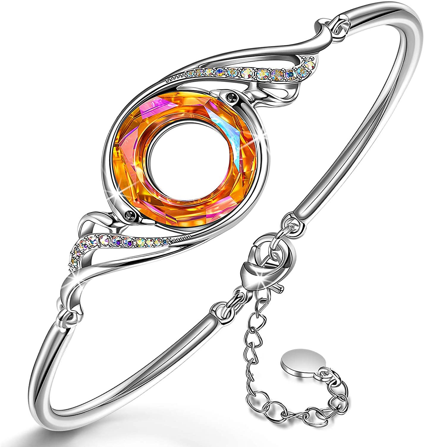 For Friends - We Rise From Ashes Phoenix Crystal Necklace