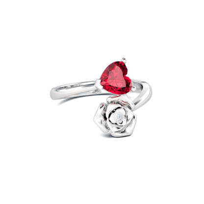 S925 Eternal Love Rose Ring