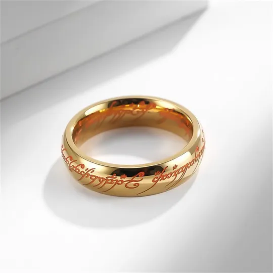 Elvish Ring Glow in the Dark, 1:1 Replica, Magical gift for couples, for boyfriend, or just for yourself (buy two free shipping)