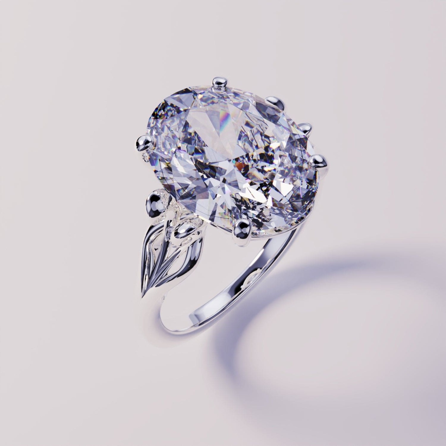 Personalized 2CT Birthstone Ring - S925 Sterling Silver