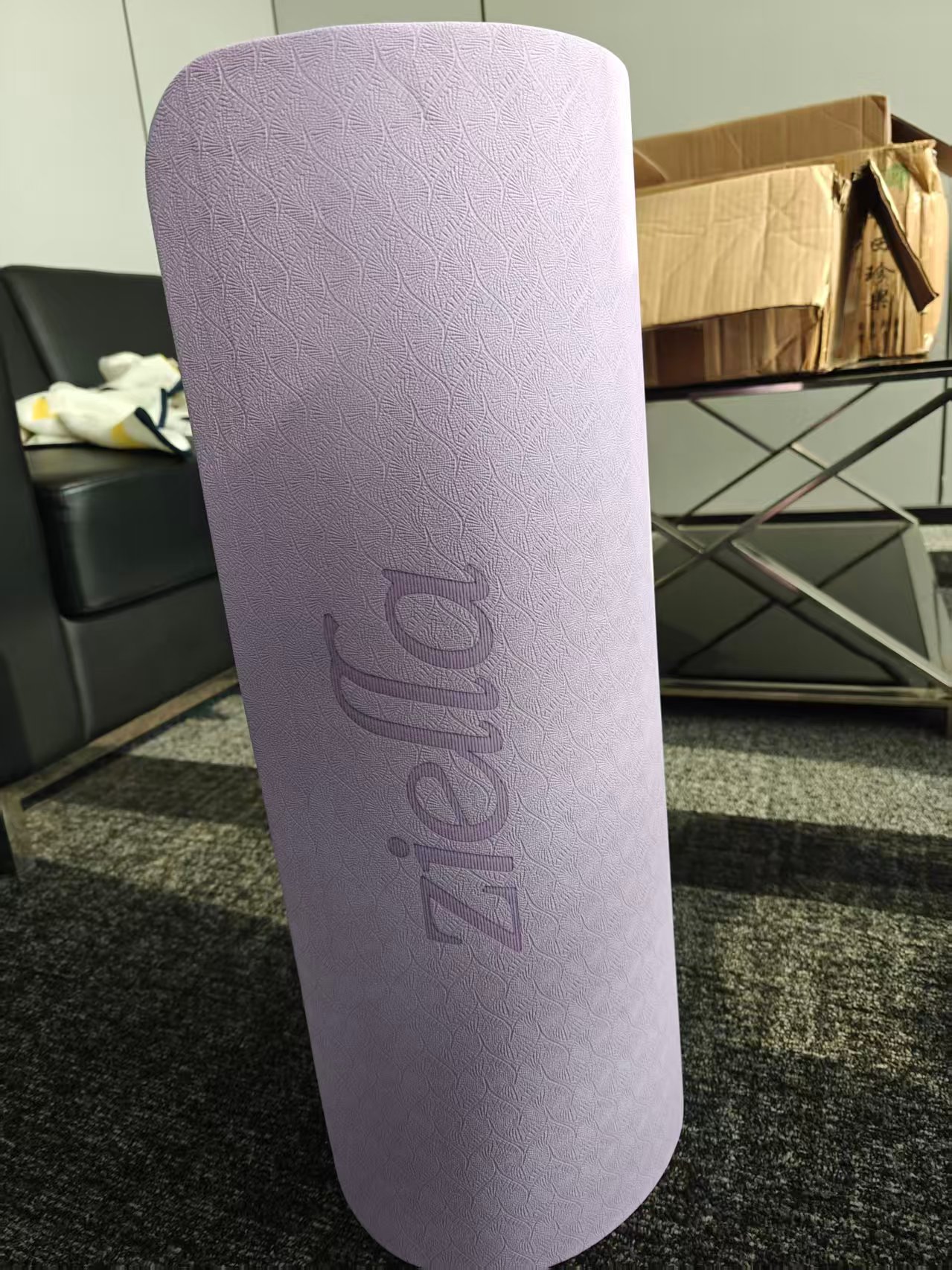 Ziella Yoga Mat in Purple