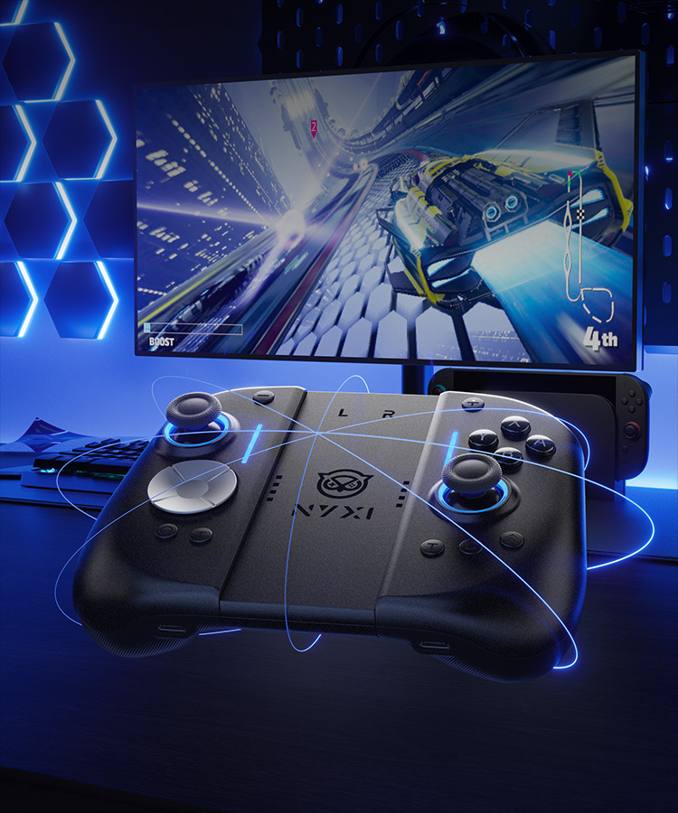 NYXI Hyperion 3 Ultra Wireless HD2 JoyPad for Switch 2 Black