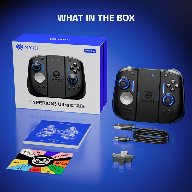 NYXI Hyperion 3 Ultra Wireless HD2 JoyPad for Switch 2 Black