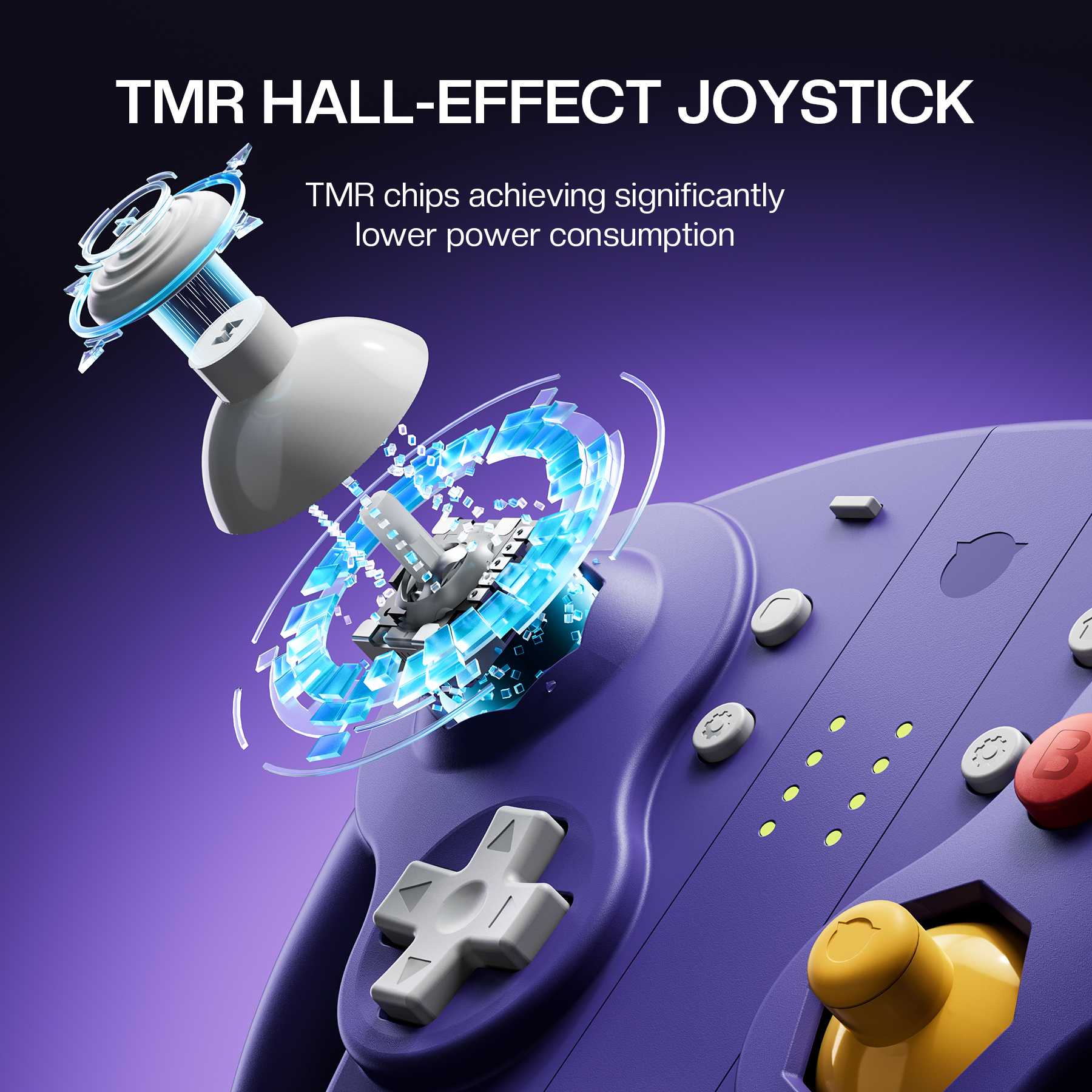NYXI Wizard 2 TMR Joy-pad Purple Special Edition
