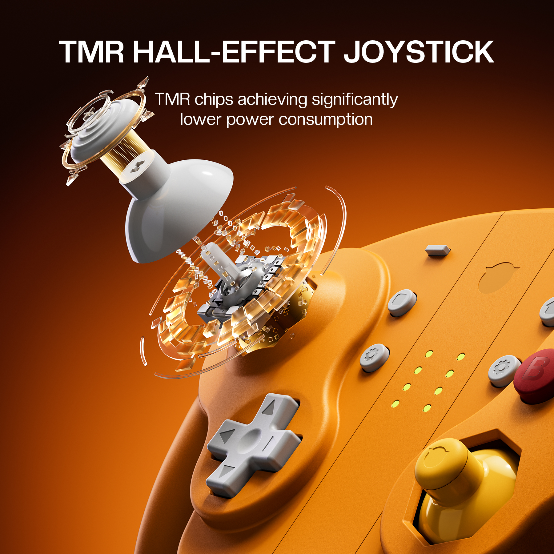 NYXI Wizard 2 TMR Joy-pad Orange Special Edition