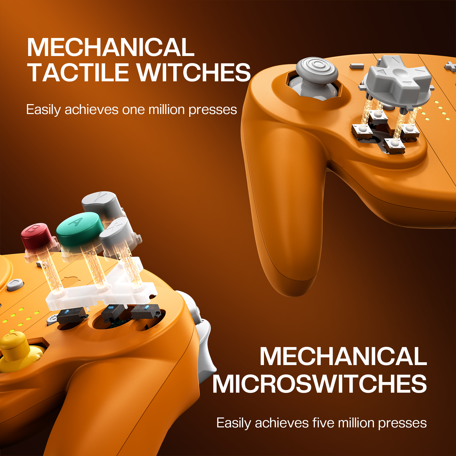 NYXI Wizard 2 TMR Joy-pad Orange Special Edition