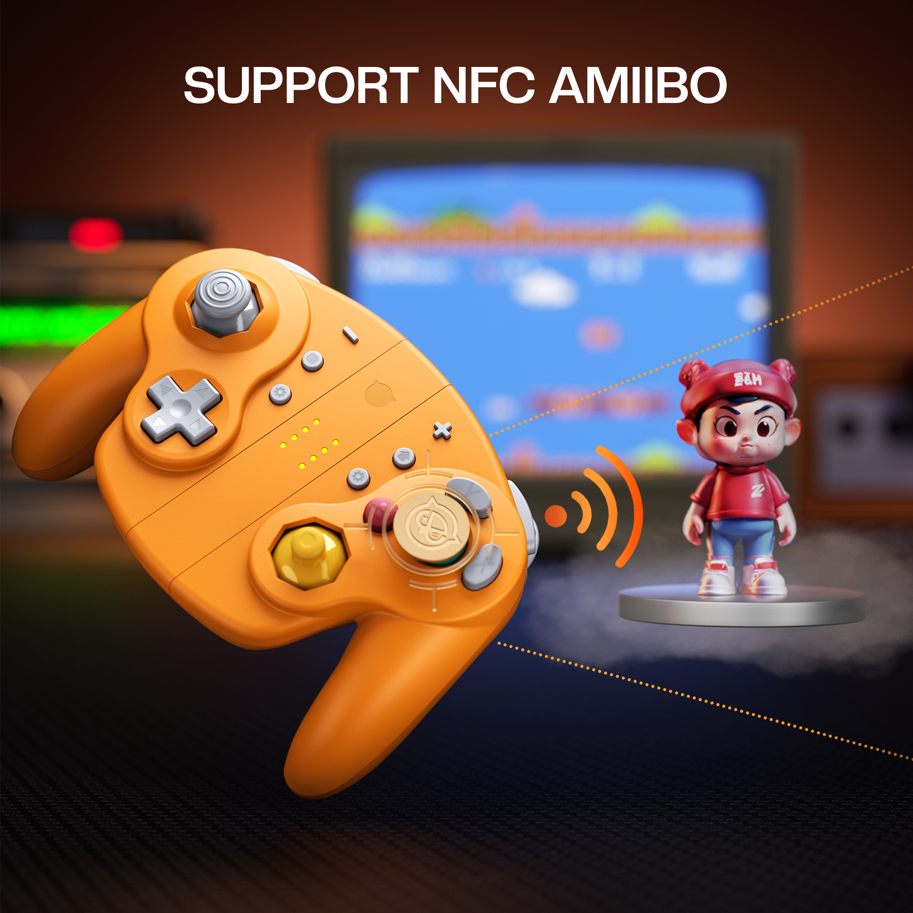 NYXI Wizard 2 TMR Joy-pad Orange Special Edition