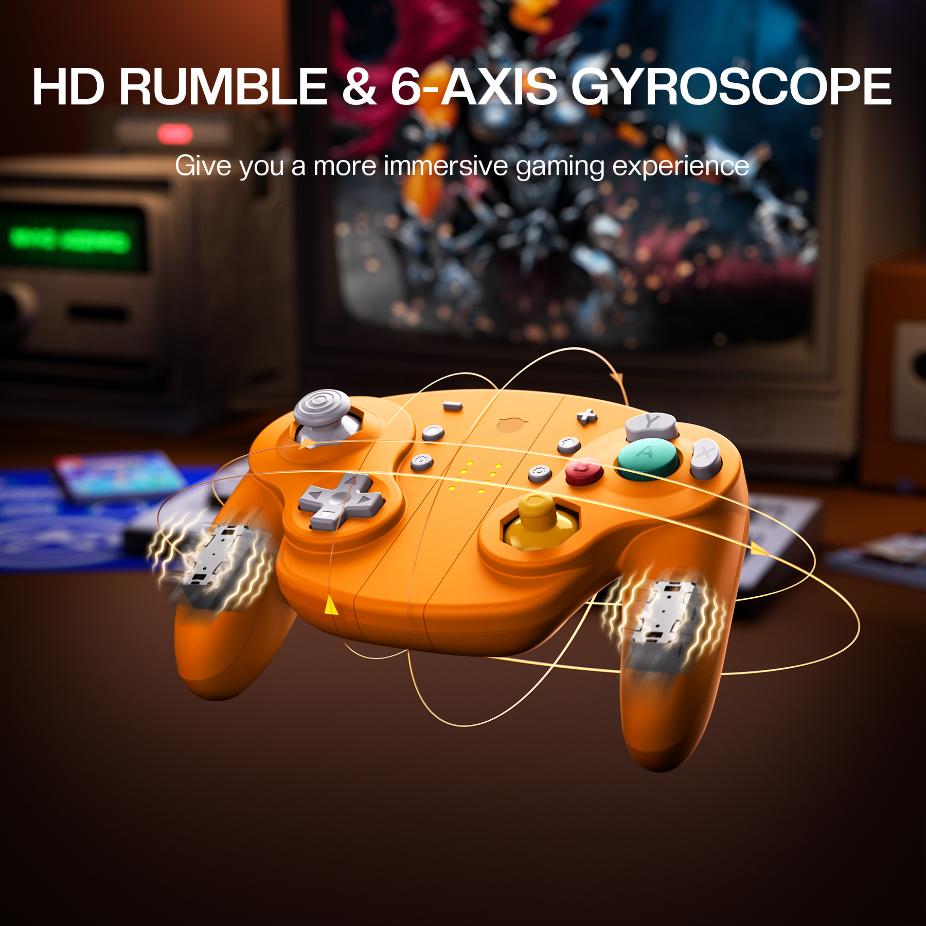 NYXI Wizard 2 TMR Joy-pad Orange Special Edition