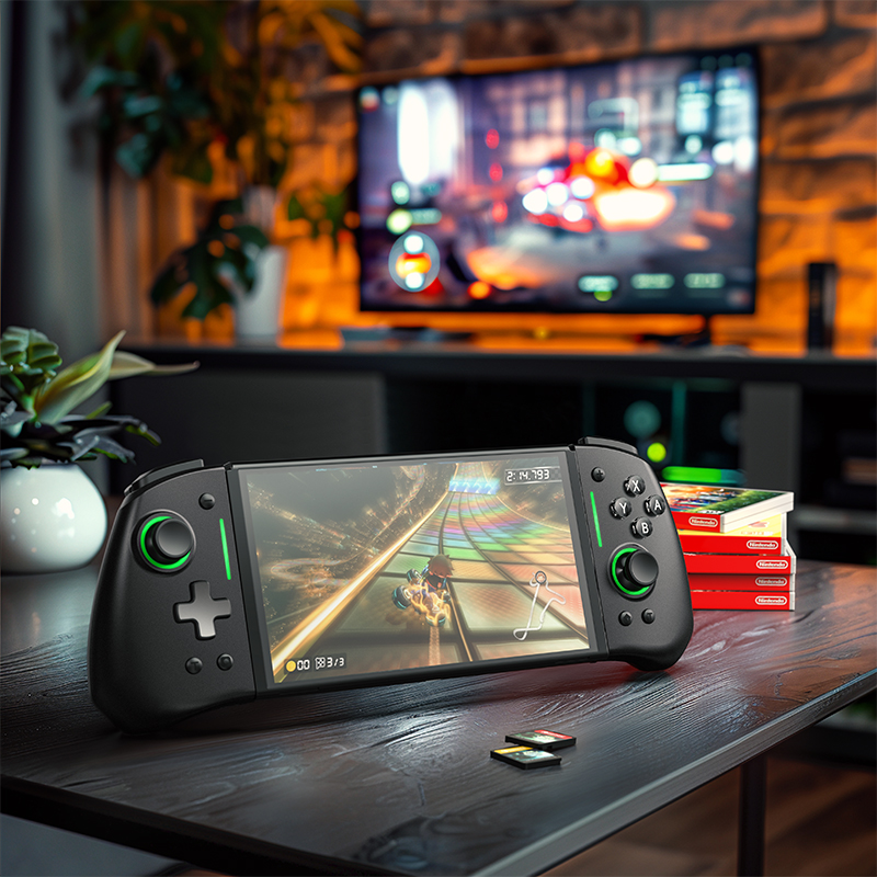 NYXI Hyperion Pro Black Style Wireless Joy-Pad for Switch/Switch OLED