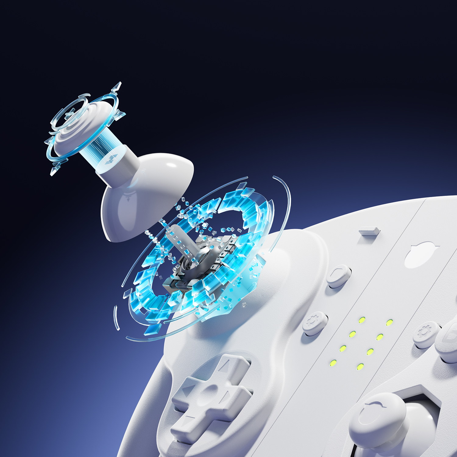 NYXI Wizard 2 TMR Joy-pad White Special Edition