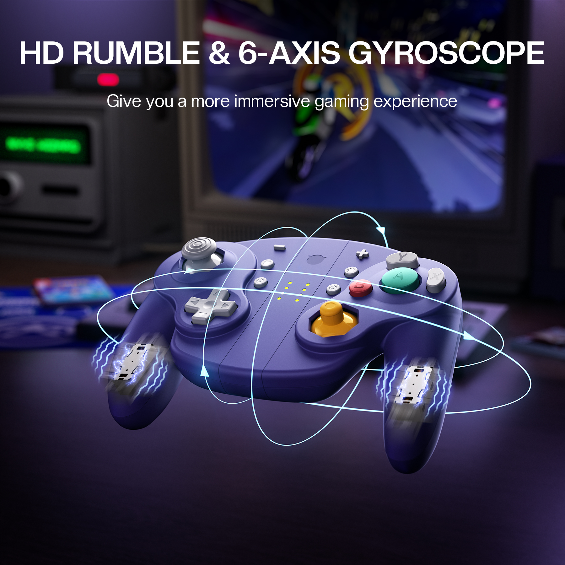 NYXI Wizard 2 TMR Joy-pad Purple Special Edition