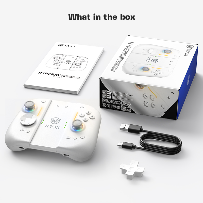 NYXI Hyperion 3 Wireless JoyPad for Switch 2 White
