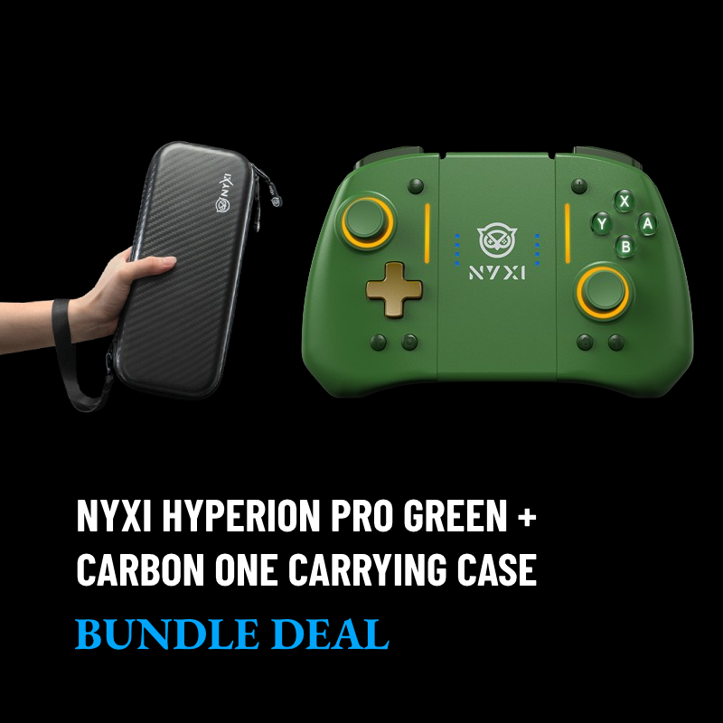 NYXI Hyperion Pro Wireless Joy-Pad with Carrying Case Bundle