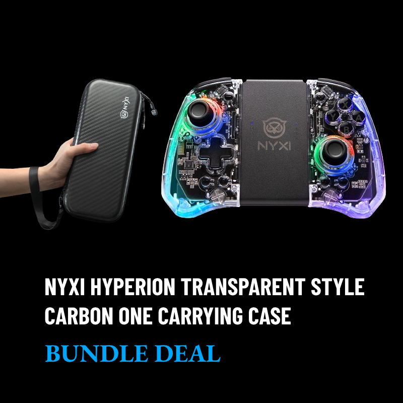 NYXI Hyperion Wireless Joy-pad with Carrying Case Bundle