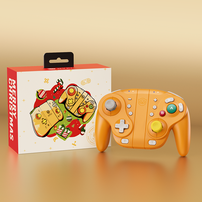 NYXI Wizard Nintendo Switch GameCube Controller Orange New