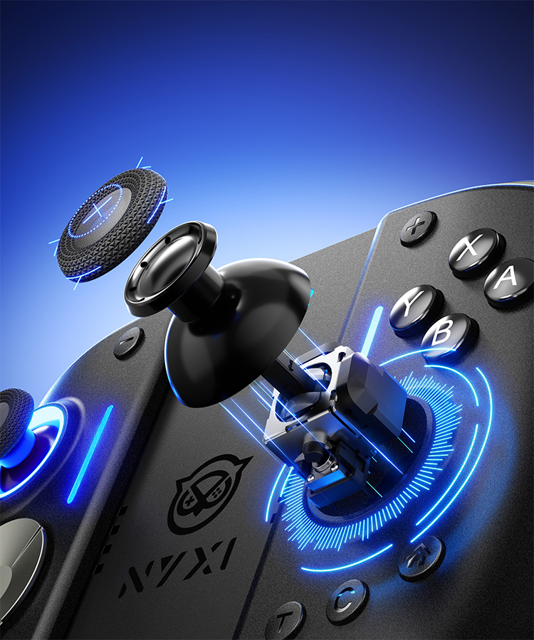 NYXI Hyperion 3 Ultra Wireless HD2 JoyPad for Switch 2 Black
