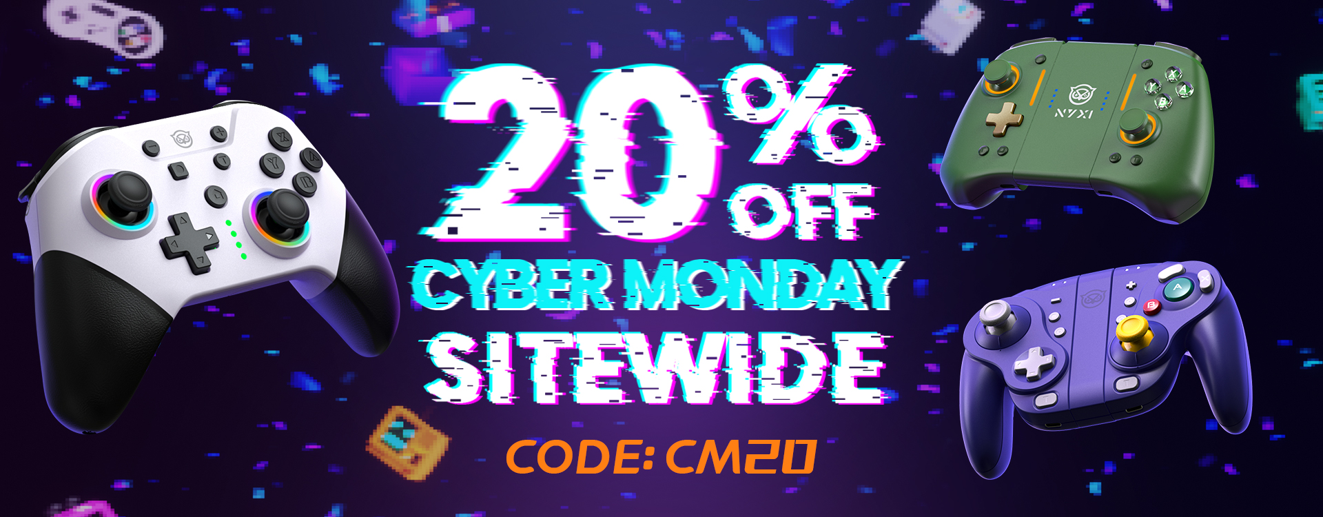 nyxi cyber monday sale 20% off sitewide