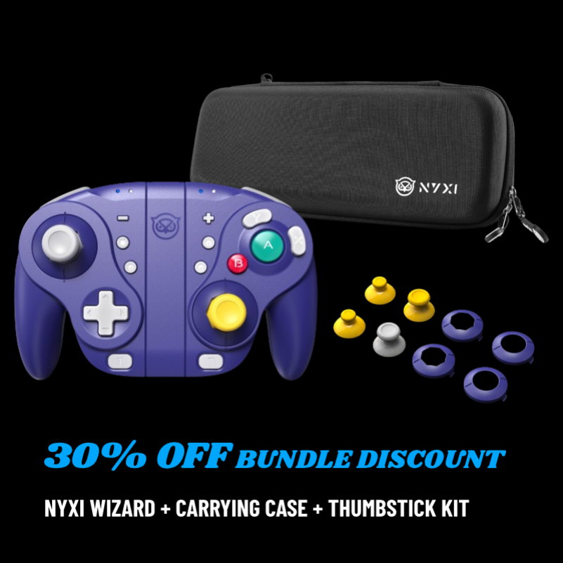 NYXI Wizard Wireless Controller for Nintendo Switch - Purple for sale  online