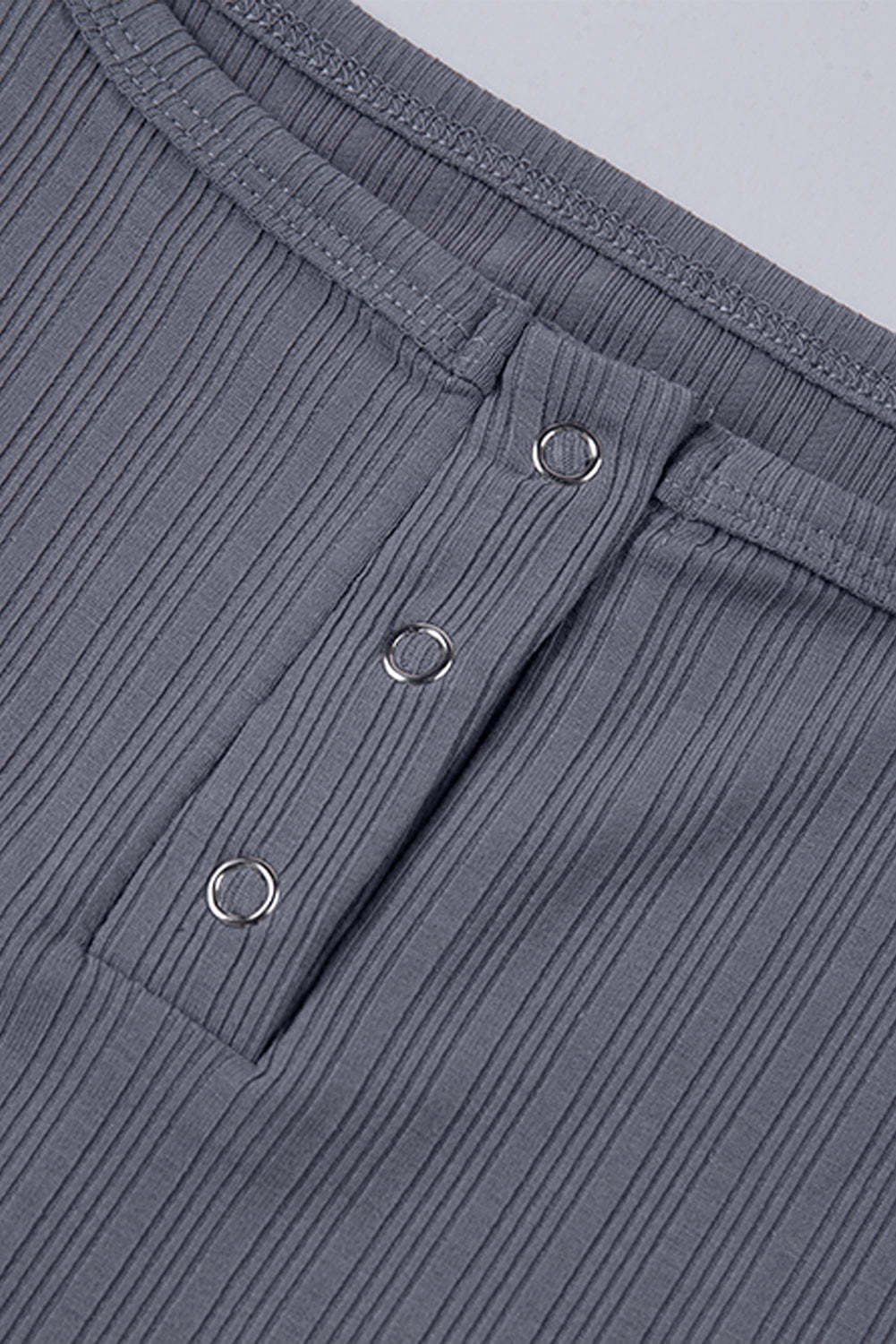 Textured Knit Henley Tank in Sage main image 1