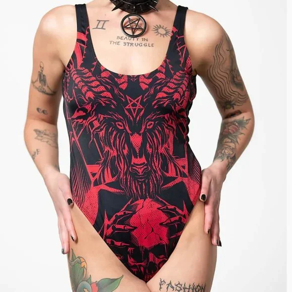 Killstar Beach Beast One Piece Swimsuit