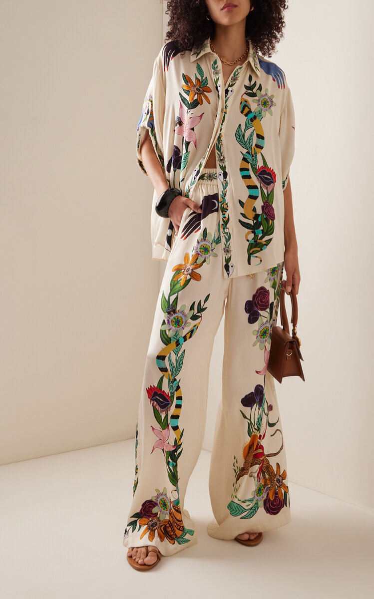 Oversized  Flower Shirt And Pants