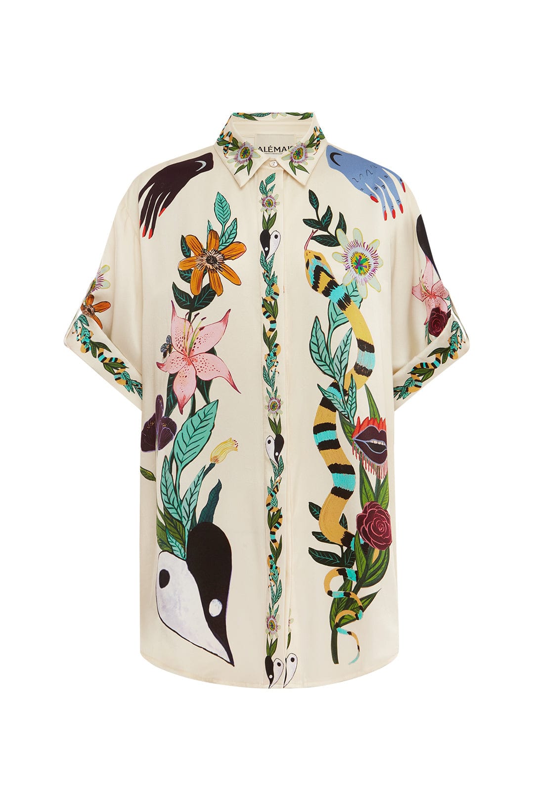 Oversized  Flower Shirt And Pants