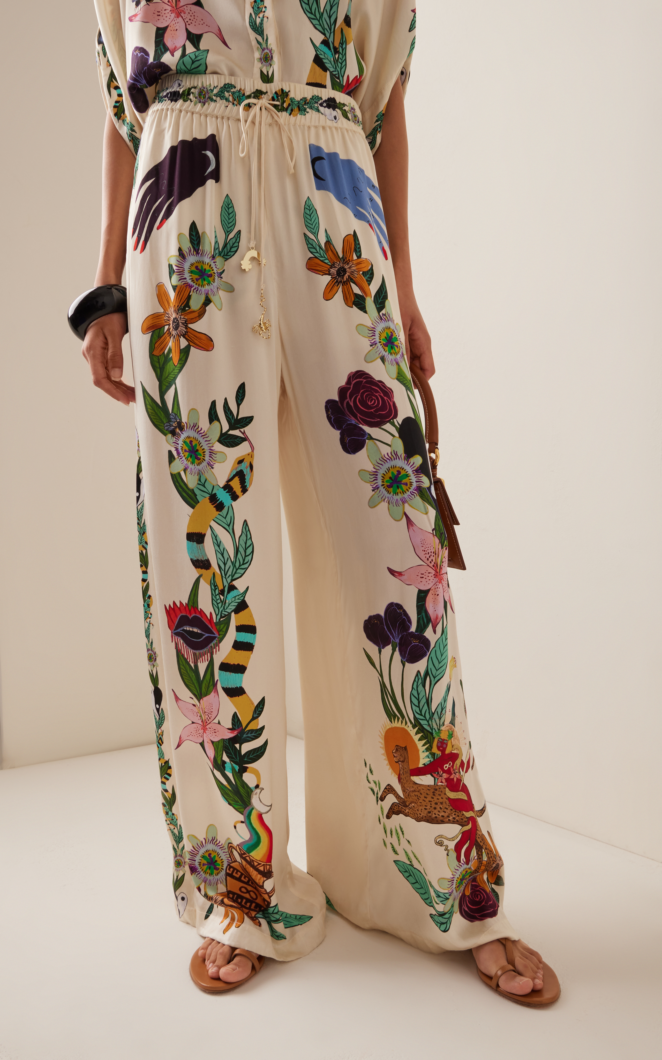 Oversized  Flower Shirt And Pants