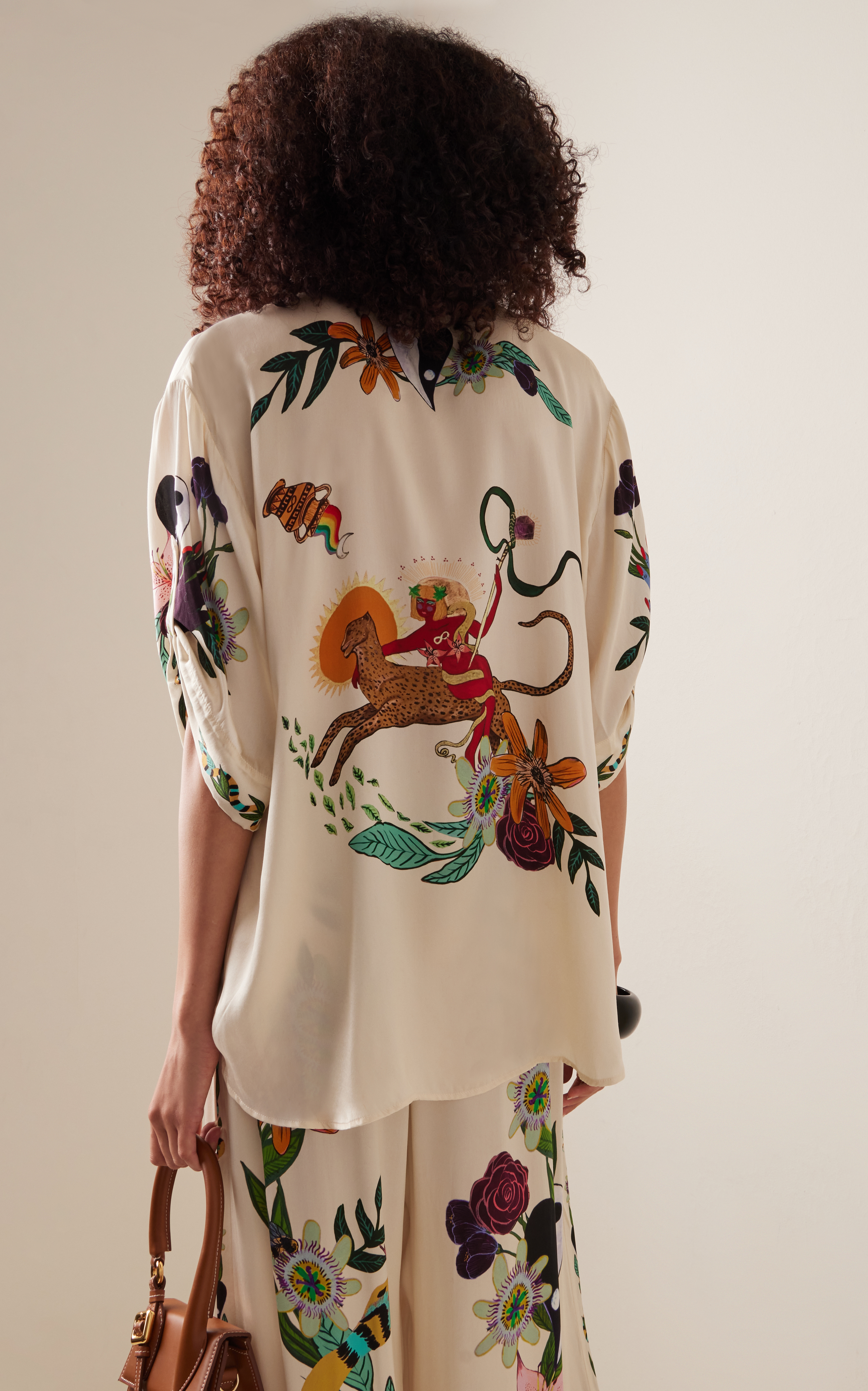 Oversized  Flower Shirt And Pants
