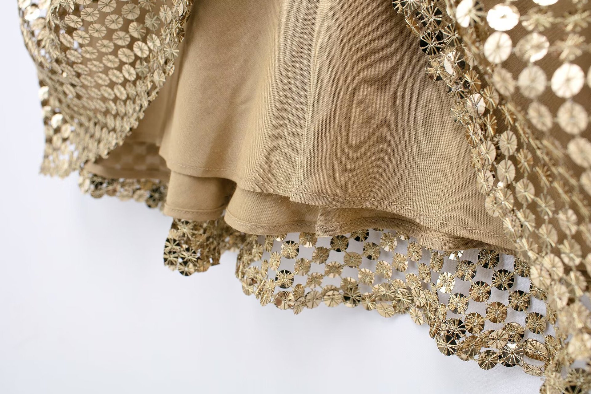 Sequin Strap Slim Shinning Maxi Dress