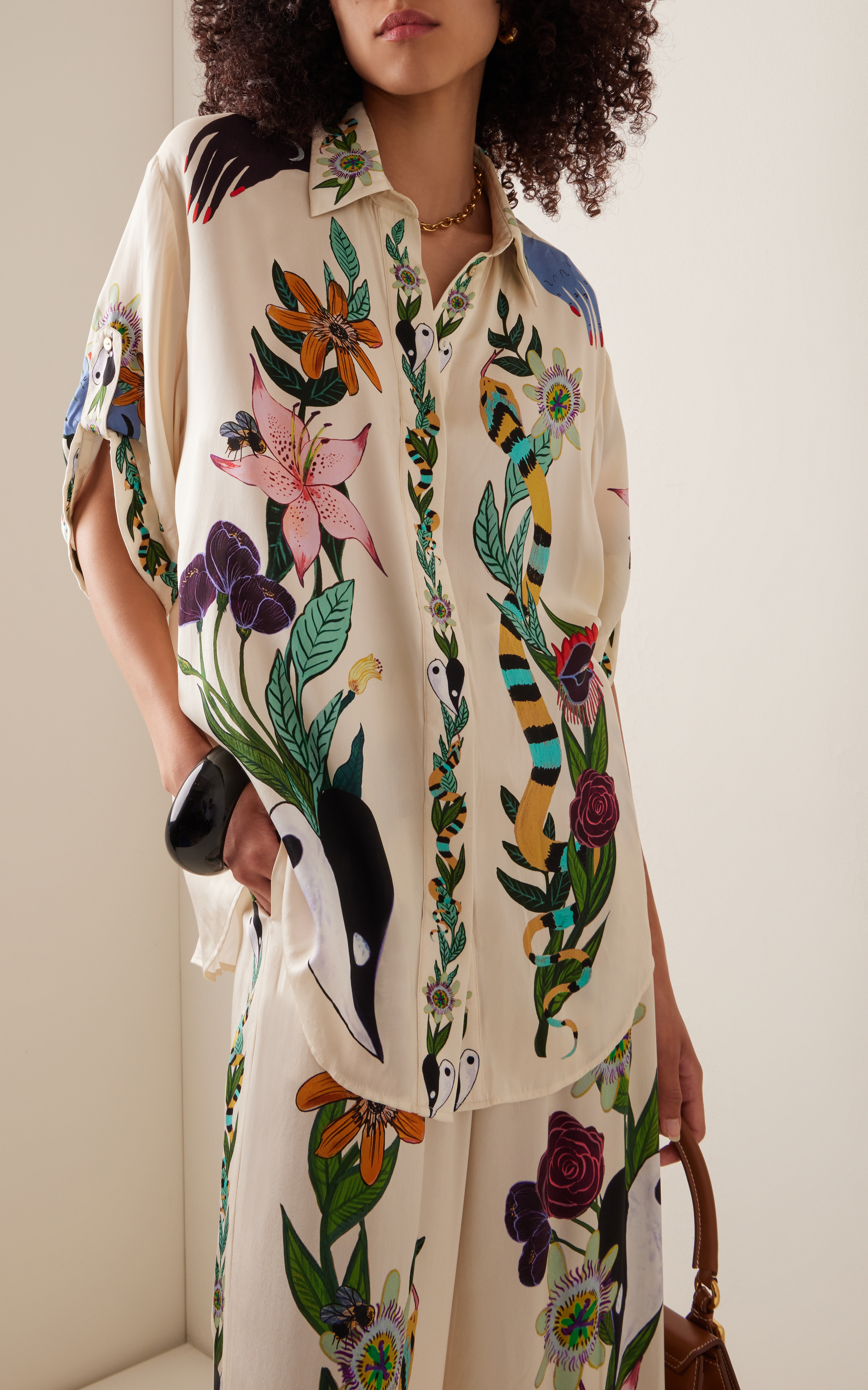 Oversized  Flower Shirt And Pants