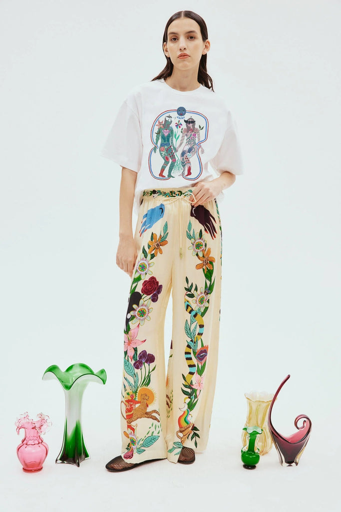 Oversized  Flower Shirt And Pants