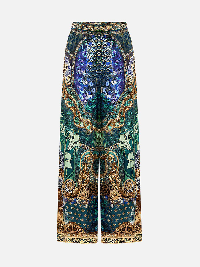 Printed One Piece and Pants Swimwear