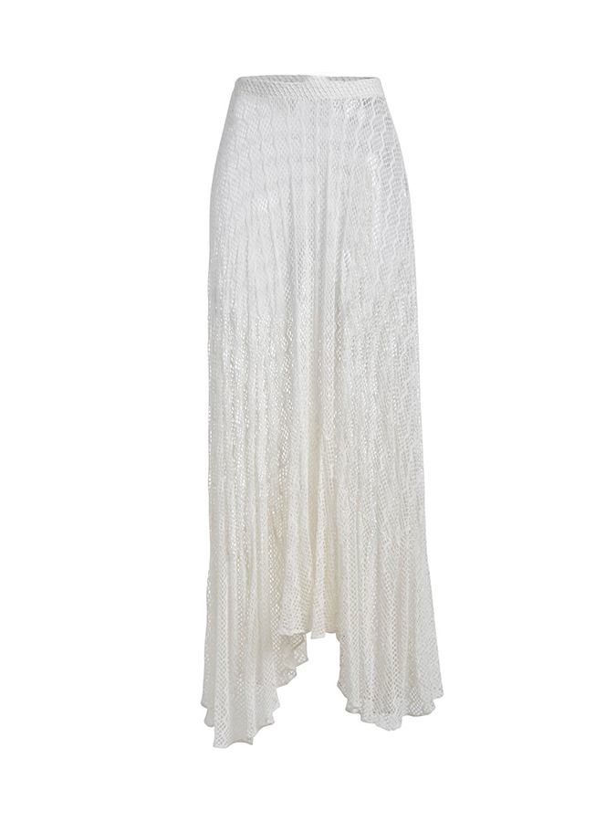 Off Shoulder Corset One Piece and Mesh Skirt Swimwear