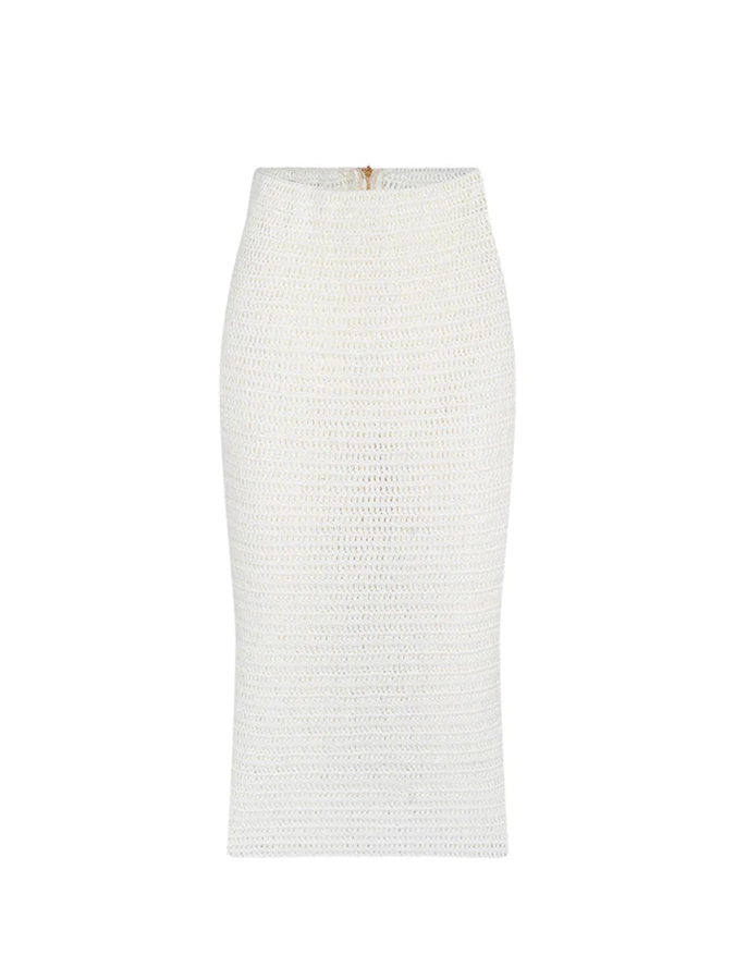 3D Flower Knitted Bikini Set and Skirt