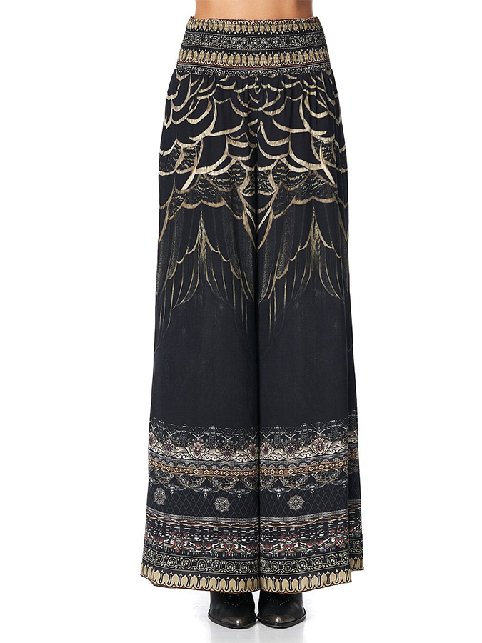 Vintage Print Beach Bikini And Pants