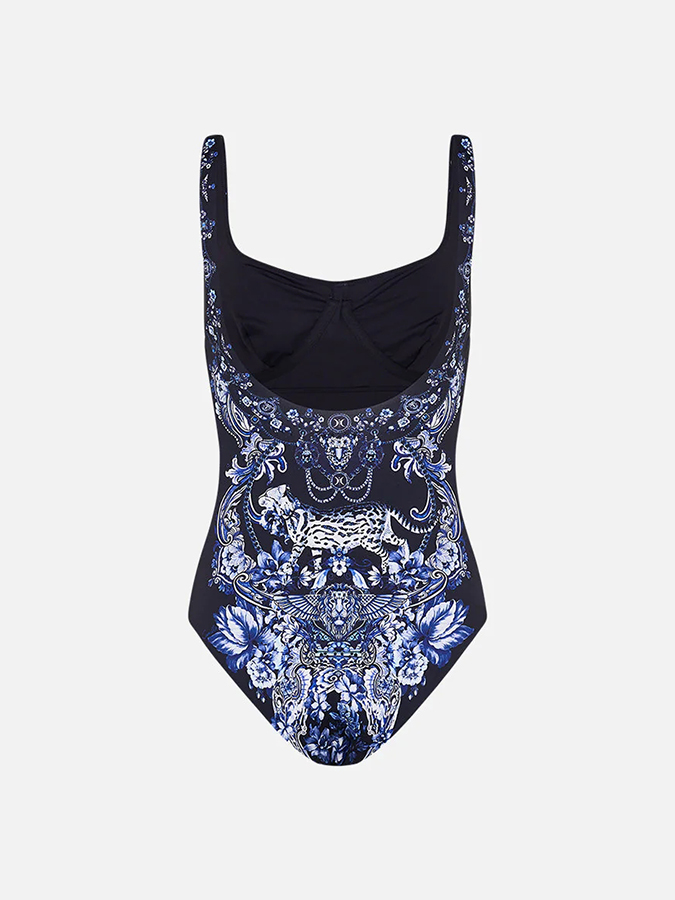 Printed One Piece and Sarong