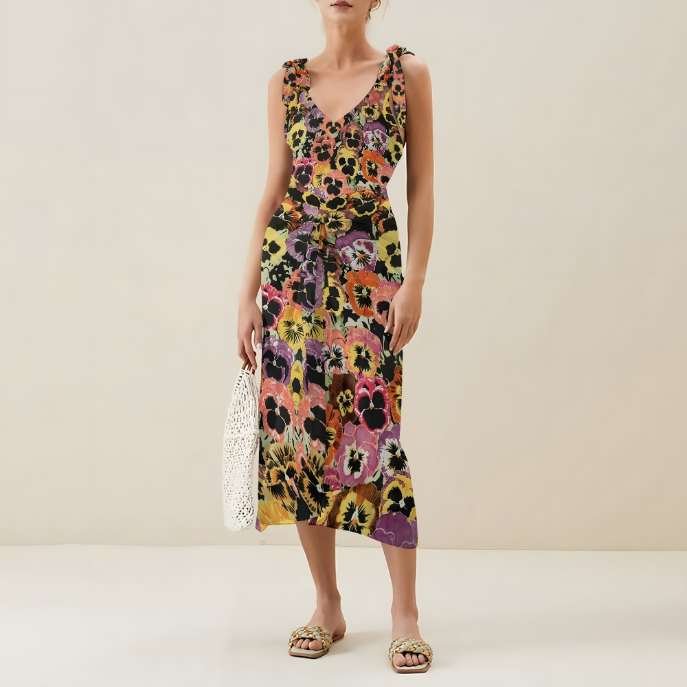 Floral art Women's Printed One Piece Swimsuits and Cover Ups