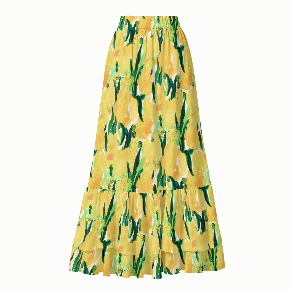 Cactus Or Lemon Print Women's One-Piece Swimsuit Set