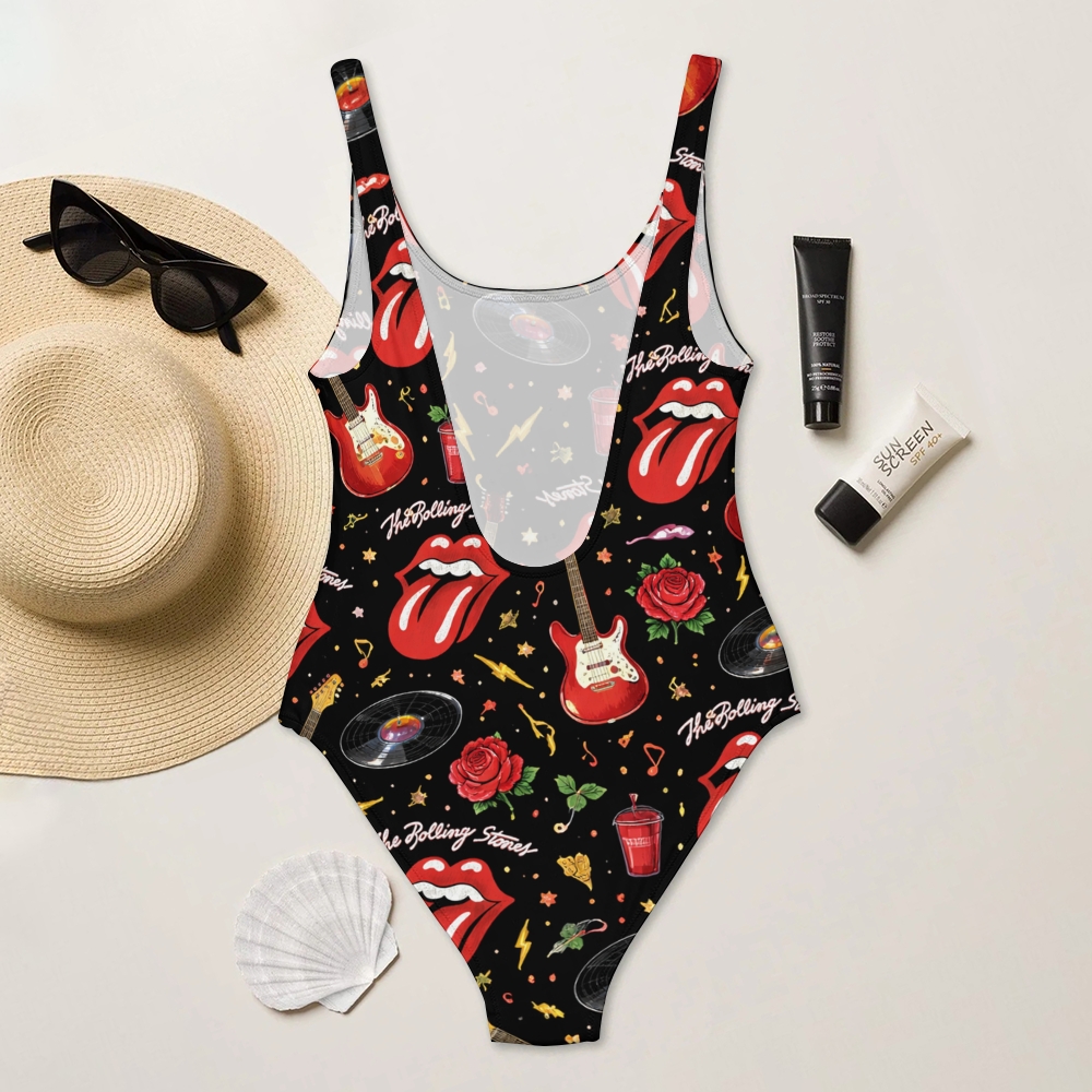 The Rolling Stones One Piece Swimsuit