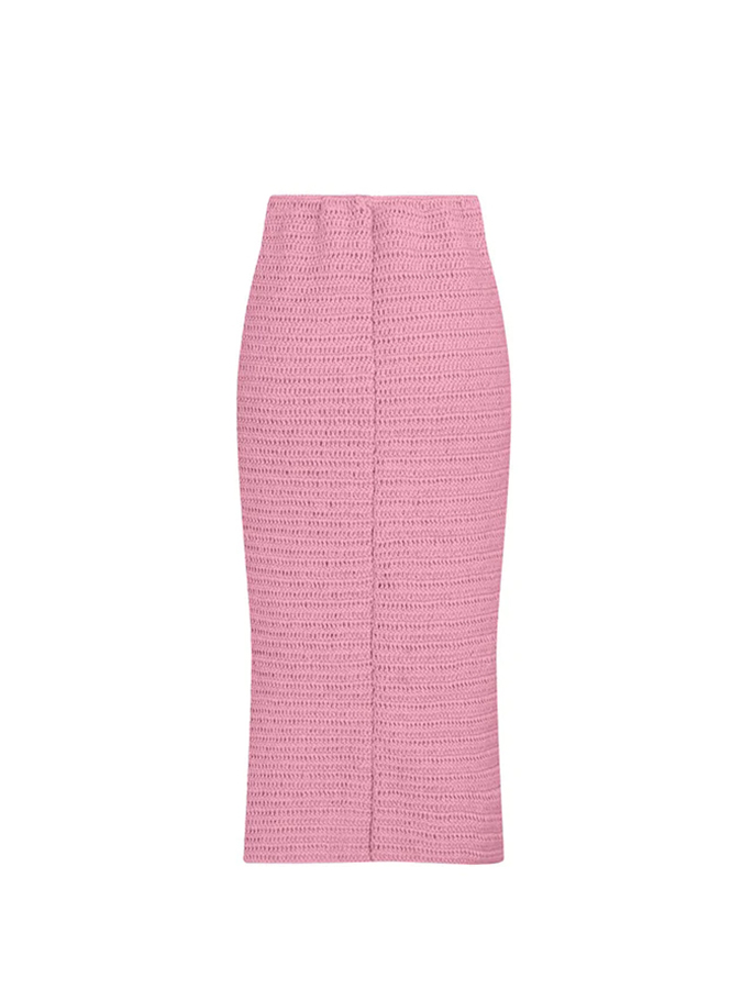 3D Flower Knitted Bikini Set and Skirt