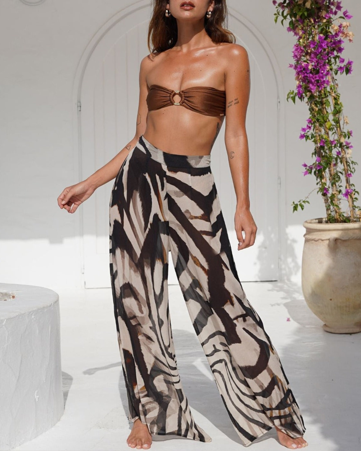 Beach Vacation Bikinis and Cover Up Tops