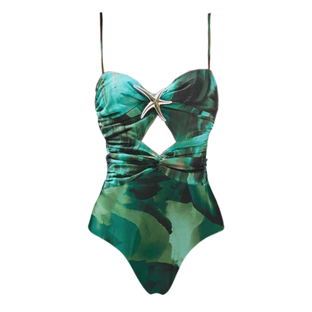 Starfish Tie-Dye Swimsuit Set