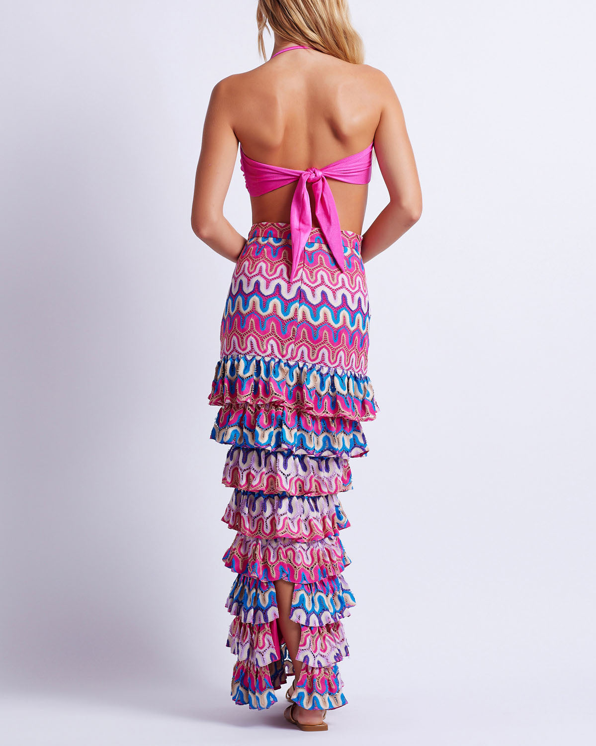 Beach Vacation Bikini and Skirt