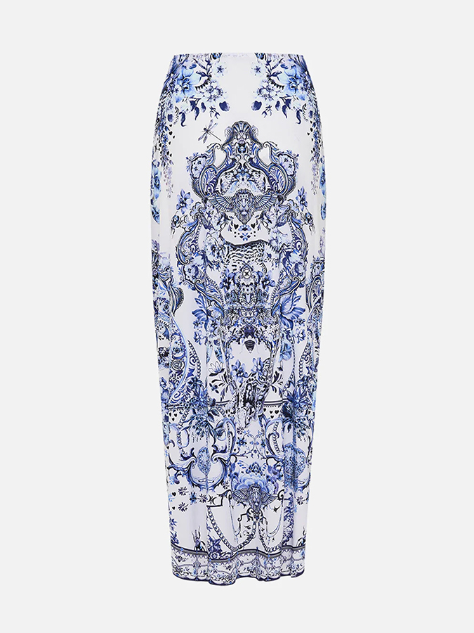 Halter Printed One Piece and Sarong