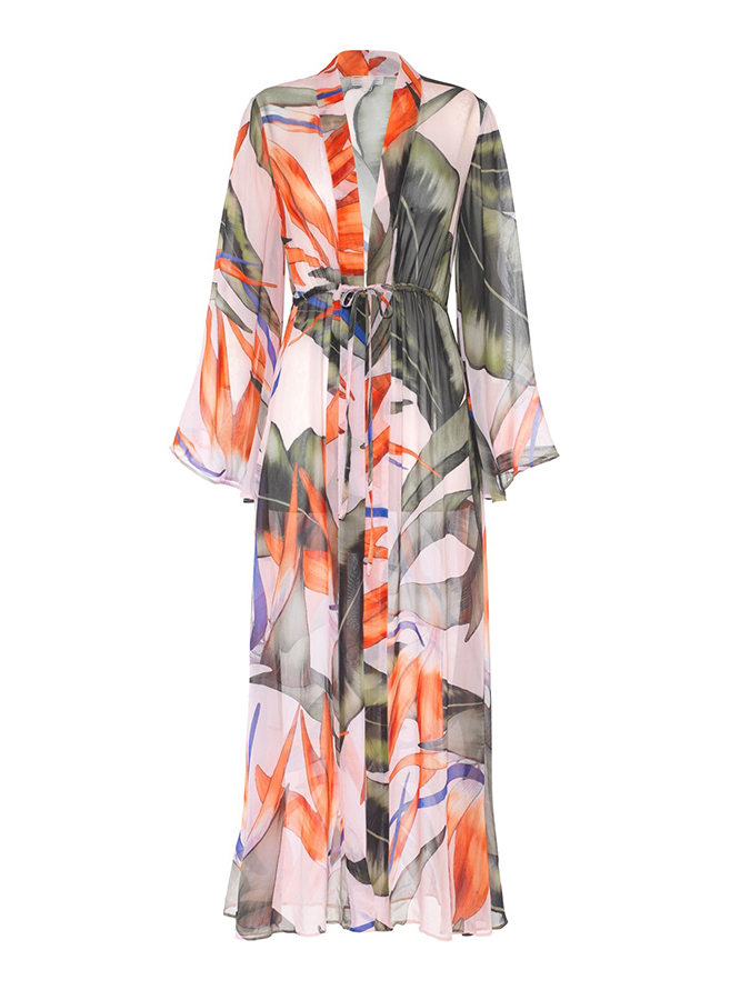 Bird of Pardise Bikini and Kimono Swimwear