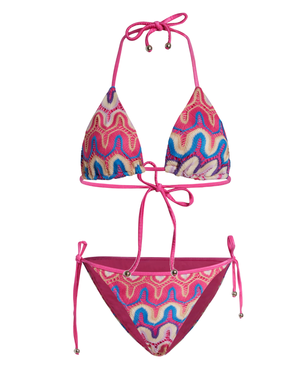 Beach Vacation Bikini and Skirt