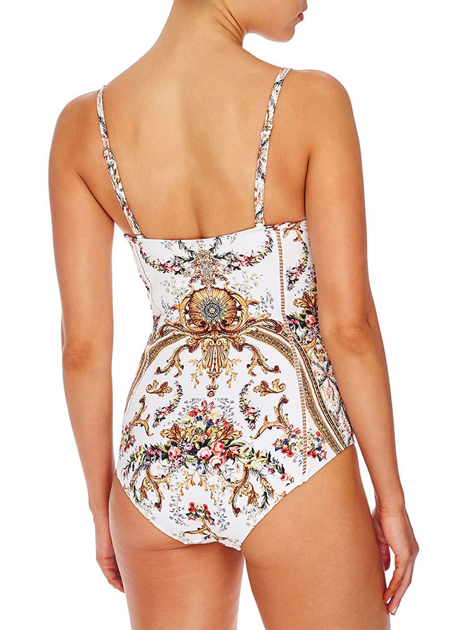 Fashion Print One Piece Swimsuit
