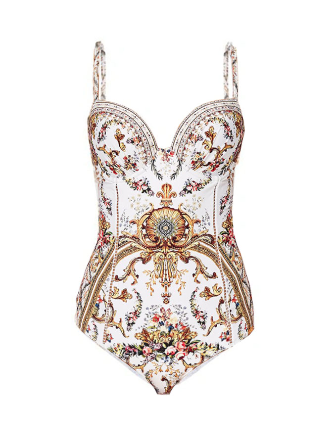 Fashion Print One Piece Swimsuit